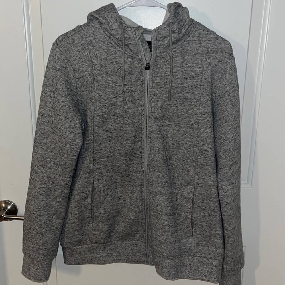 Figs On Shift Full Zip Hoodie Small Heather Gray NWOT
